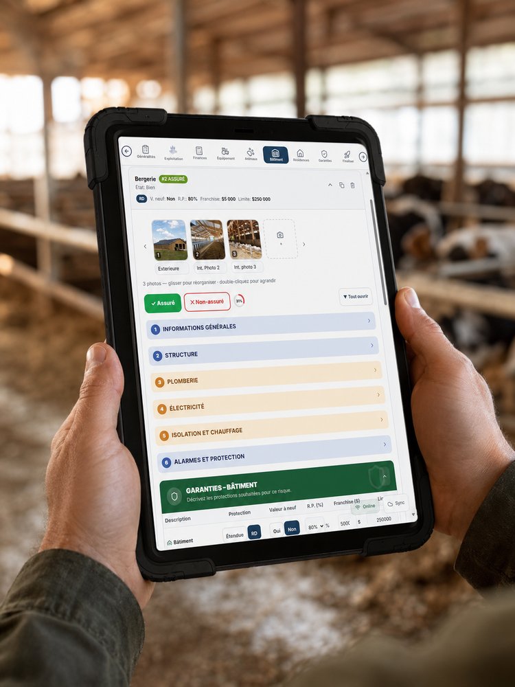 Photos et informations par bâtiment dans Agricote